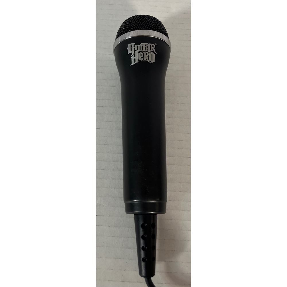 Guitar Hero USB Microphone Universal OS Black Excellent Wired Gaming Mic